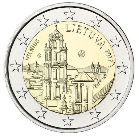 Litauen 2€ 2017 - Vilnius - Edelmetalle Koitz GnbR