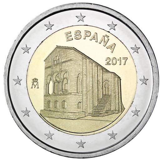 Spanien 2€ 2017 - Kirche Santa Maria - Edelmetalle Koitz GnbR