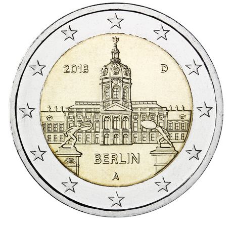 Deutschland 2€ 2018 - Berlin Charlottenburg J - Edelmetalle Koitz GnbR