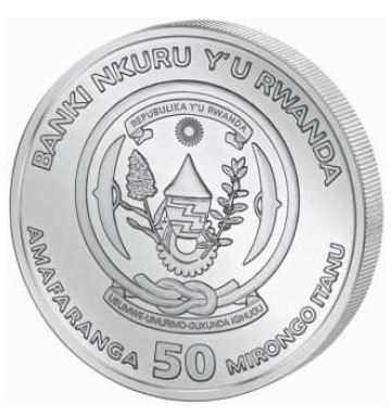 Ruanda - Wildtiere 2021 Okapi - Edelmetalle Koitz GnbR