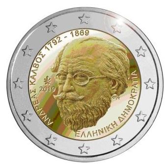 Griechenland 2€ 2019 - Andreas Kalvos