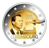 Luxemburg 2€ 2019 - Wahlrecht - Edelmetalle Koitz GnbR