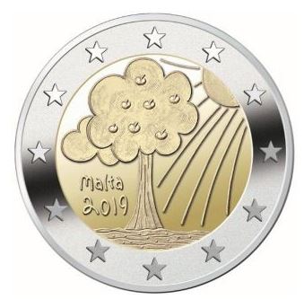 Malta 2€ 2019 - Natur und Umwelt - Edelmetalle Koitz GnbR