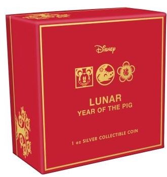 Niue - Disney Lunar Schwein 2019 PP