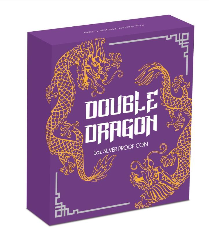 Australien - Double Dragon 2020 Proof - Edelmetalle Koitz GnbR