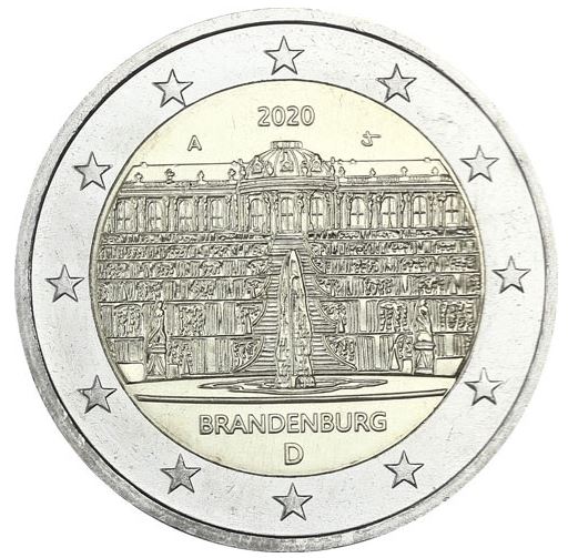 Deutschland 2€ 2020 - Brandenburg J - Edelmetalle Koitz GnbR