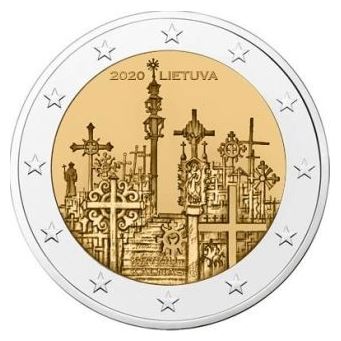 Litauen 2€ 2020 - Berg der Kreuze - Edelmetalle Koitz GnbR