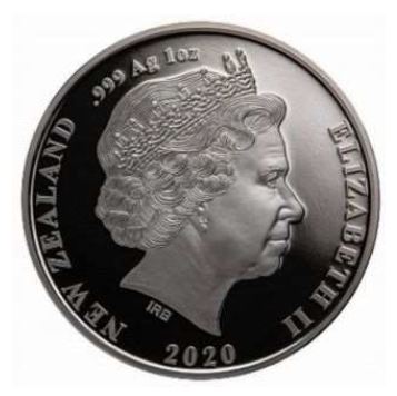 Neuseeland Crested Penguin 2020 1 oz Silbermünze 1 NZD