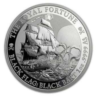 Tuvalu 2020 The Royal Fortune Silbermünze – Black Flag Serie 1 oz