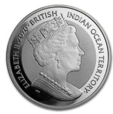 British Indian Ocean Territory - Meeresschildkröte 2020 - Edelmetalle Koitz GnbR