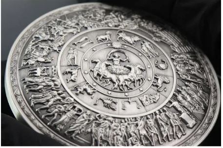 Südkorea - 2oz Schild Achilles 2021 - Edelmetalle Koitz GnbR