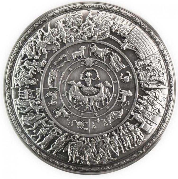Südkorea - 2oz Schild Achilles 2021 - Edelmetalle Koitz GnbR