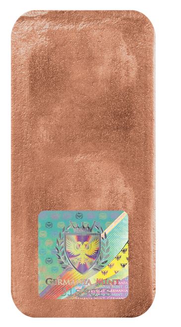 Germania Mint - 10 oz Kupferbarren - Edelmetalle Koitz GnbR