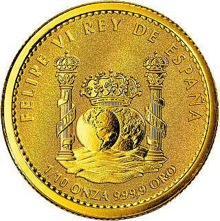 Spanien Stier 2023 1/10 oz Gold 15 Cent