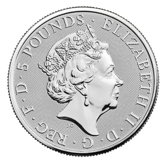 Großbritannien - 2oz Queens Lion 2020 - Edelmetalle Koitz GnbR