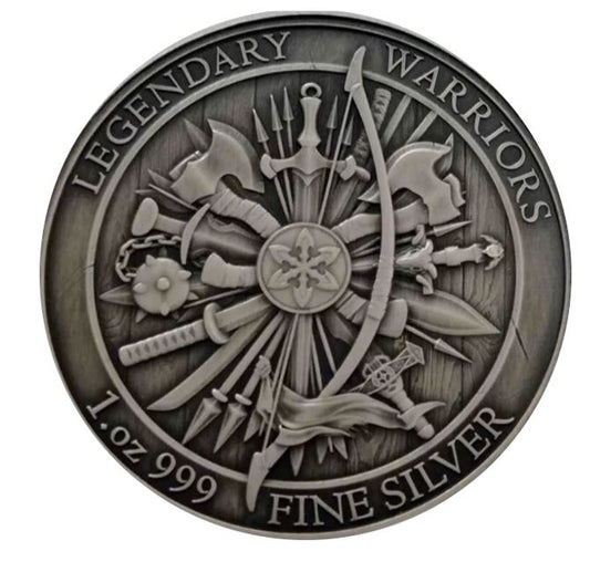 Warriors #10 Leonidas I. 2025 antik finish - Edelmetalle Koitz GnbR