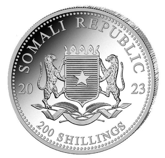 Somalia - 2oz Elefant 2023 - Edelmetalle Koitz GnbR