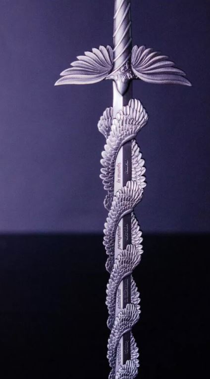 Südkorea - 2,5oz Schwert des hl. Michael 2023 - Edelmetalle Koitz GnbR