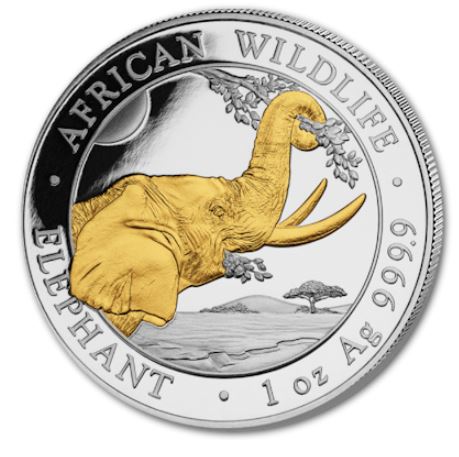 Somalia - Elefant 2023 gilded
