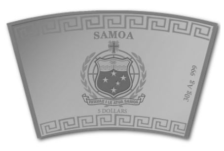 Samoa - Lunar Hase Fächerbarren 2023