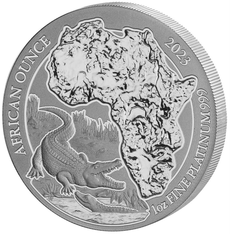 Ruanda - Wildtiere 2023 Krokodil - Edelmetalle Koitz GnbR