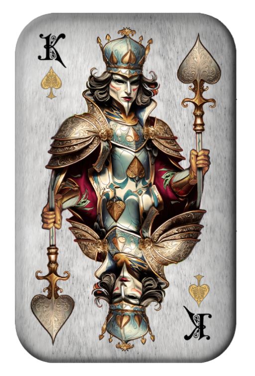 Astur Mint - 2oz Barren Poker Cards King of Spades - Edelmetalle Koitz GnbR