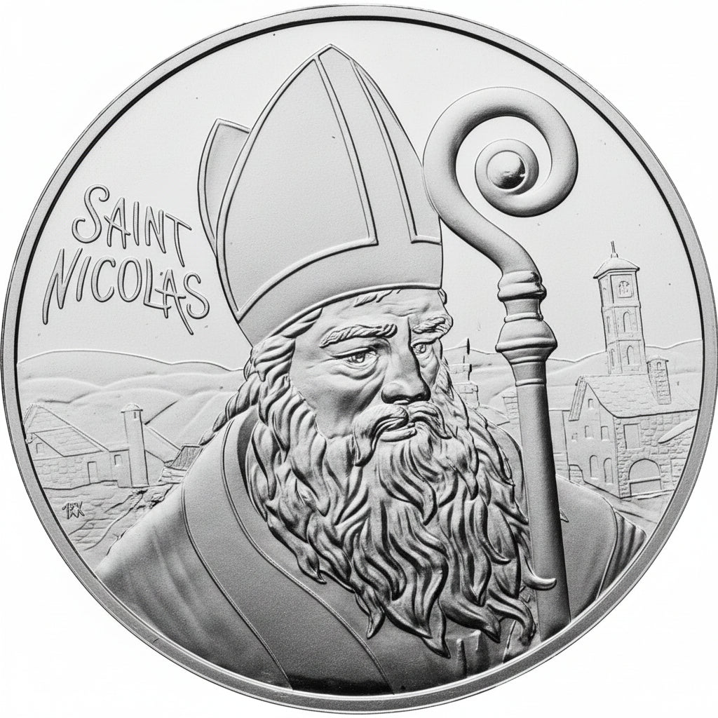 Schweiz 20 Franken 2024 St. Nikolaus Silber Stempelglanz