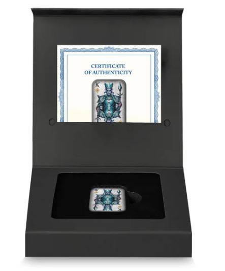 Astur Mint - 2oz Barren Poker Karo König 2024 - Edelmetalle Koitz GnbR