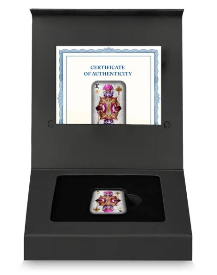 Astur Mint - 2oz Barren Poker Kreuz König 2024 - Edelmetalle Koitz GnbR