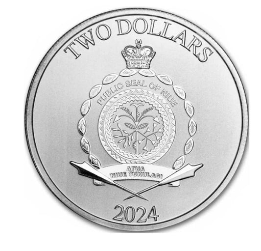 Niue - Helden Theseus 2024 - Edelmetalle Koitz GnbR