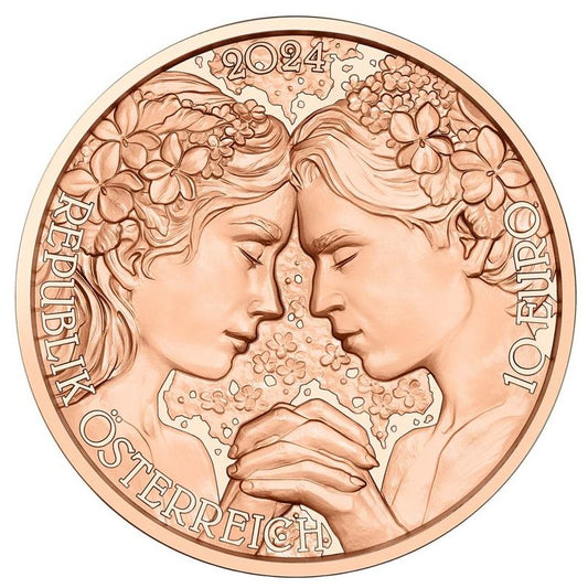 10 Euro Kupfer 2024 Veilchen - Edelmetalle Koitz GnbR
