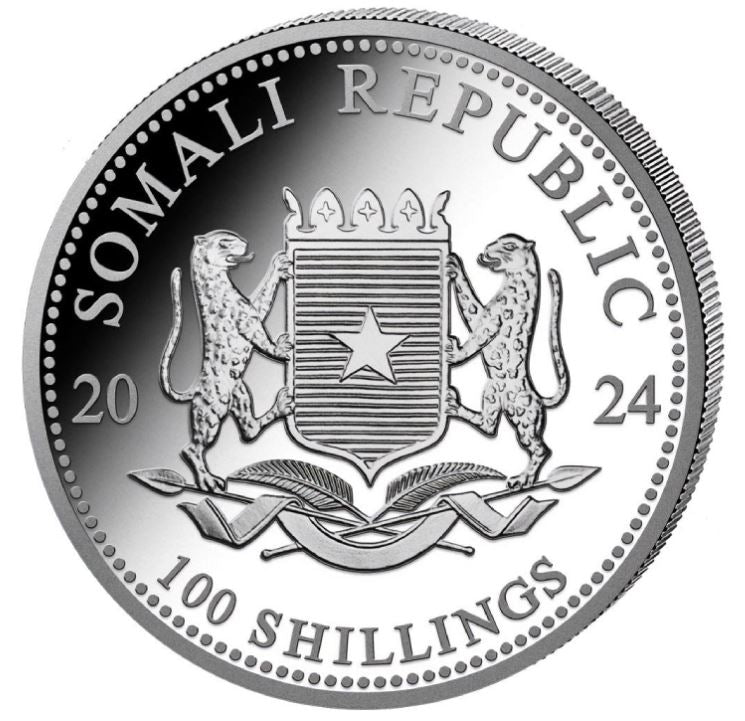 Somalia - Leopard 2024 Gilded - Edelmetalle Koitz GnbR