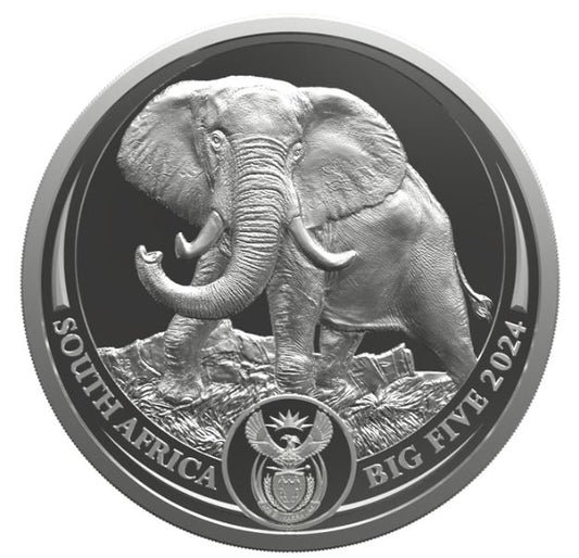Südafrika - Big Five III Elefant 2024 - Edelmetalle Koitz GnbR