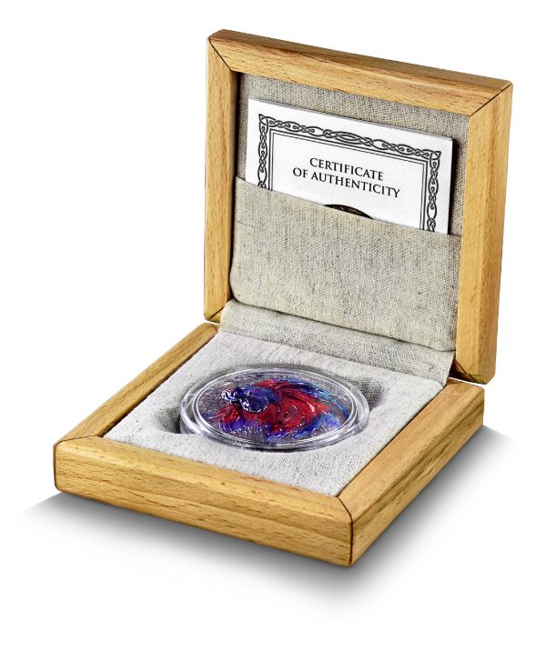 Niue - 2oz Betta Fish 2024 - Edelmetalle Koitz GnbR