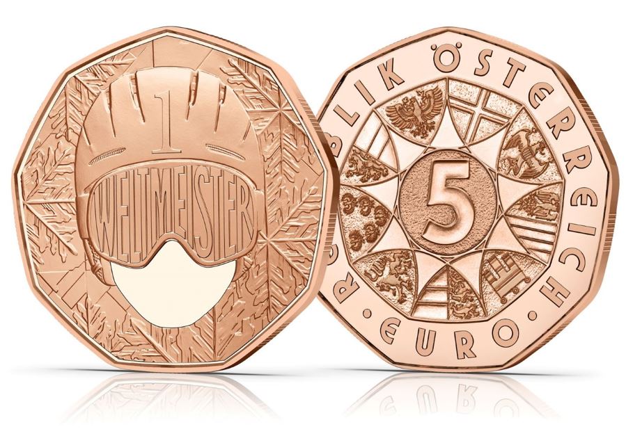 5 Euro Kupfer 2024 - WELTMEISTER