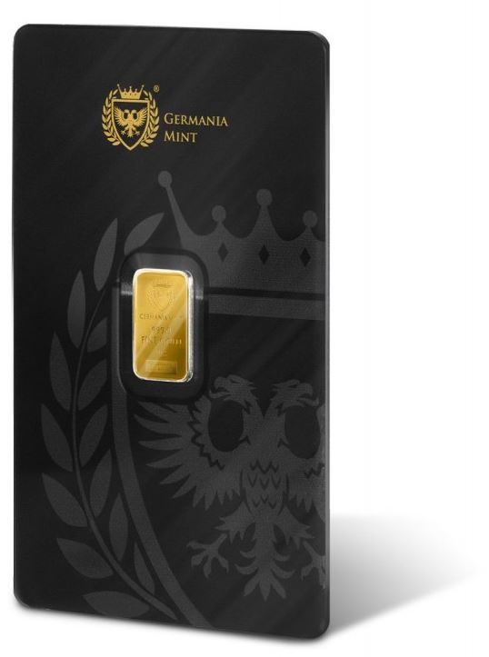 Goldbarren 1 Gramm Germania 2025 - Edelmetalle Koitz GnbR