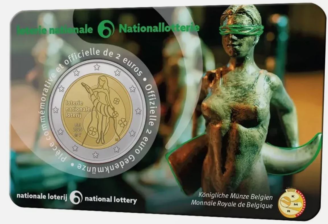 Belgien 2€ 2025 - Nationale Lotterie FRA - Edelmetalle Koitz GnbR