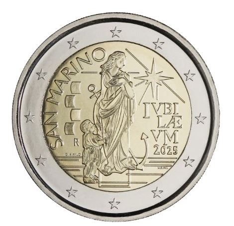 San Marino 2€ 2025 - Das heilige Jahr - Edelmetalle Koitz GnbR