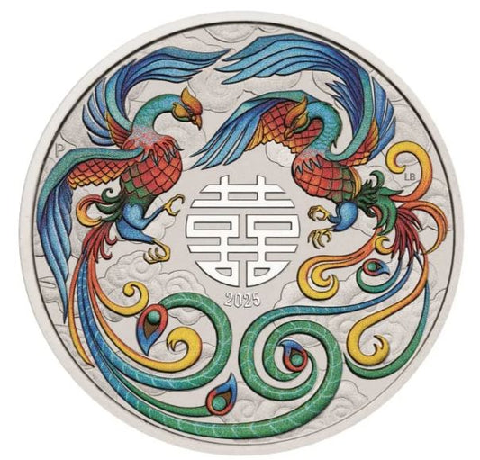 Australien - Mythen Doppel Phönix blau 2025 im Blister