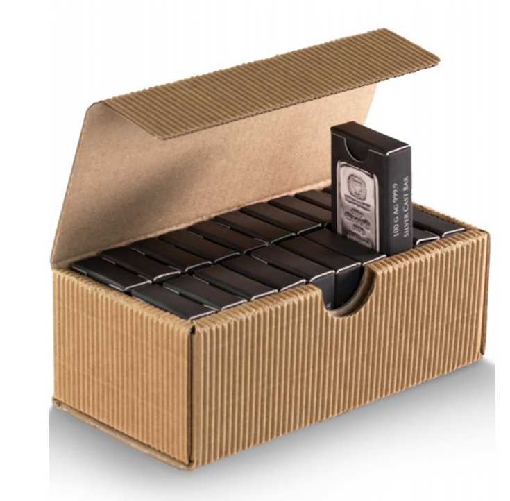 Germania Mint - 100g Silberbarren - Edelmetalle Koitz GnbR