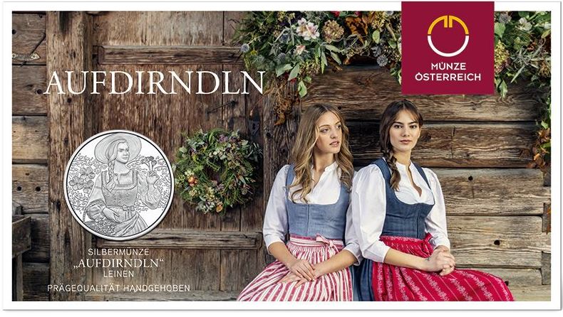 10 Euro Silber 2025 „Aufdirndln - Leinen“ hgh - Edelmetalle Koitz GnbR