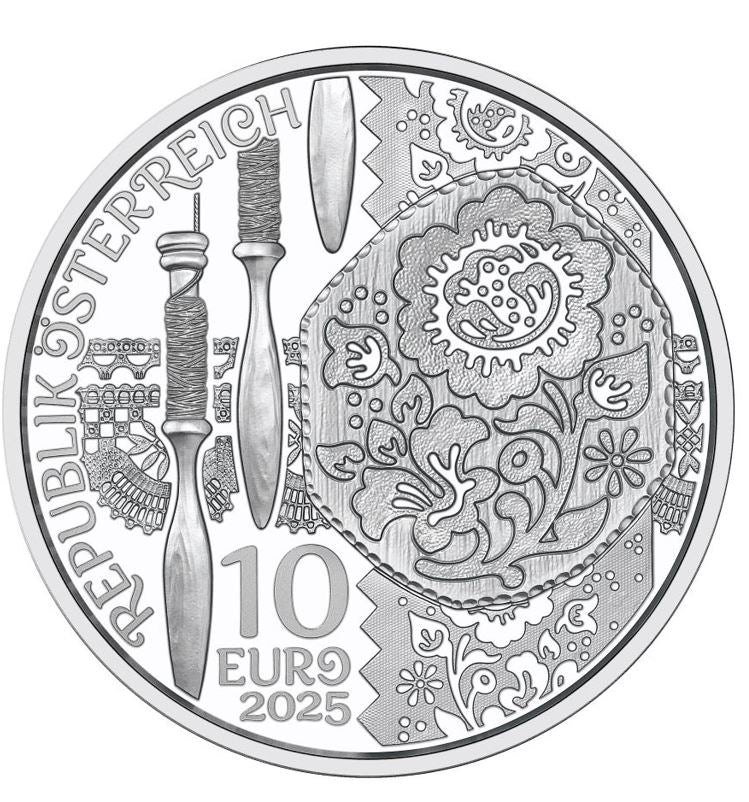 10 Euro Silber 2025 „Aufdirndln - Leinen“ hgh - Edelmetalle Koitz GnbR