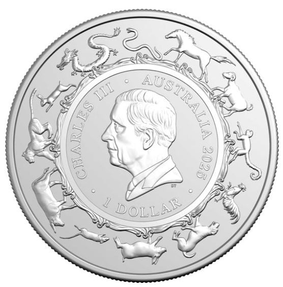 Australien - RAM Lunar Schlange 2025 - Edelmetalle Koitz GnbR