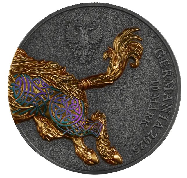 Germania - 2oz Gullinbursti Ultra Double High Relief 2025