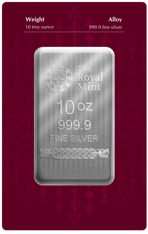 Großbritannien - 10oz Barren Gott Thor 2025 - Edelmetalle Koitz GnbR