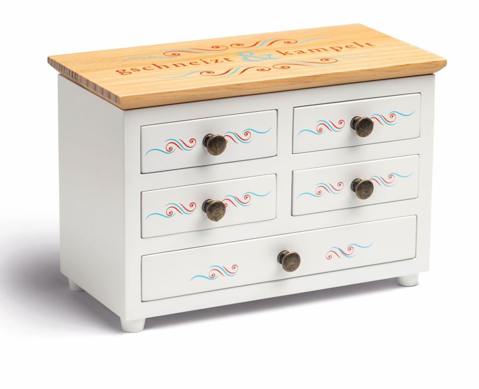 Sammelbox zur Serie „gschneizt & kampelt“ - Edelmetalle Koitz GnbR