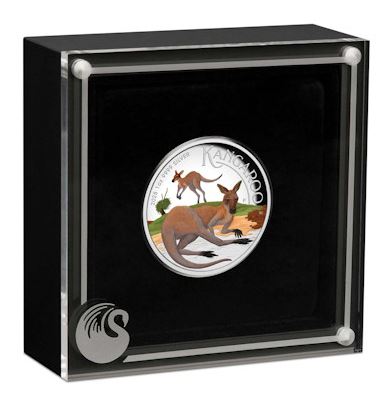 Australien - Känguru 2025 High Relief Color - Edelmetalle Koitz GnbR