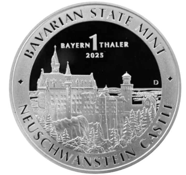 Deutschland - 1oz Schloss Neuschwanenstein 2025