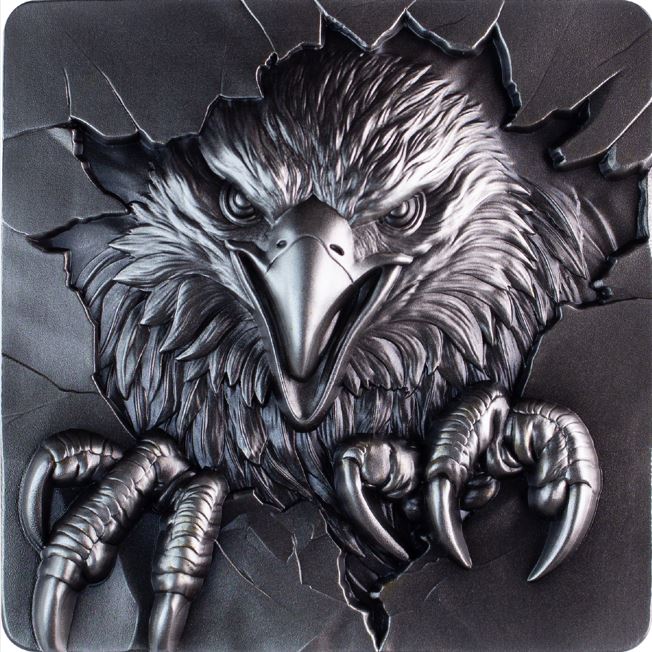 Südkorea - 2oz Beasts Adler 2025 - Edelmetalle Koitz GnbR