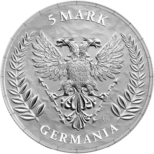 Germania 1 oz Silber 2026 WMF Edition mit Gelbgold und Bären-Privy-Mark